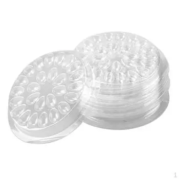 10 шт. Круглый держатель для клея, поднос, чернильная доска, прозрачный