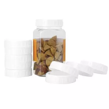 10 шт. Крышки для банок для консервирования Mason White, внутренний диаметр 70 мм/86 мм, пластиковые крышки без подкладки, ребристые крышки для хранения, сменные крышки 70mm