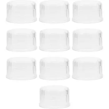 10 шт. Крышки для шейкеров, крышки для коктейлей, круглые, гладкие, пластиковые, брызгозащищенные, функциональные
