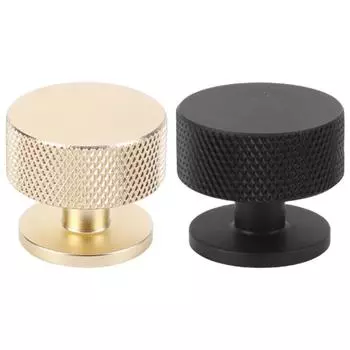 10 шт. кухонных ручек для шкафов с одним отверстием, несколько ручек для мебели, рифленые ручки для ящиков, комода, шкафа и гардероба чёрный