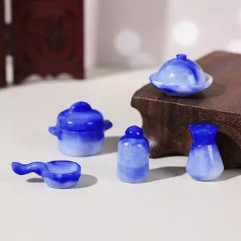 10 шт. кукольный домик чайный сервиз смоляной миниатюрный чайник китайский чай блюдце