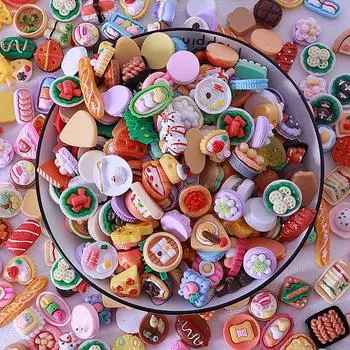 10 шт. кукольный домик мини-еда игрушки кукольный домик кухня украшения кукольный домик аксессуары для детей ролевые игры игрушка one size