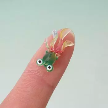 10 шт. кукольный домик миниатюрная модель рыба карп мини ландшафт украшения имитация животных для детей игрушки своими руками золотая рыбка украшение зелёный