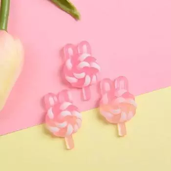 10 шт. кукольный домик светящийся леденец из смолы сделай сам для чехла для телефона случайный цвет