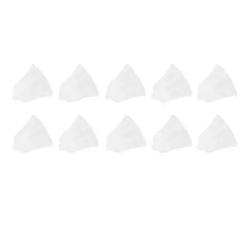 10 шт. Купола для слухового аппарата Замена Силиконовые Мягкие Беруши Головки для барабанной перепонки Насадки для наушников Белый L L