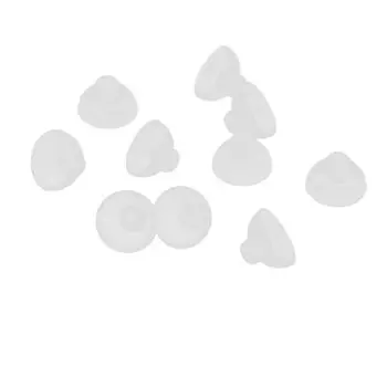 10 шт. куполообразные закрытые силиконовые насадки для слухового аппарата, съемные моющиеся вкладыши для слухового аппарата 12mm