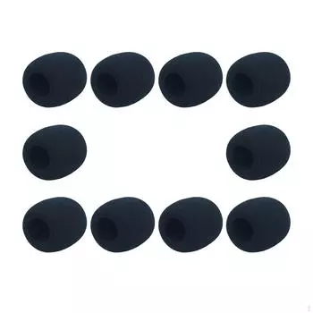 10 шт., L губка, чехол для микрофона, чехлы для лобового стекла, многоразовые портативные, хорошие эластичные ветровые стекла 70mm