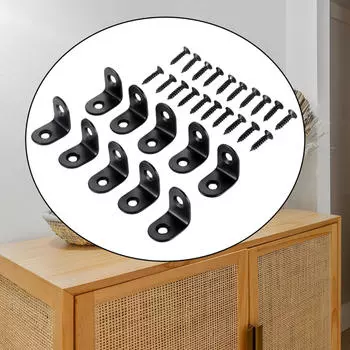 10 шт. L-образный угловой кронштейн, угловой соединительный элемент, крепеж под прямым углом для деревообработки своими руками 2cm