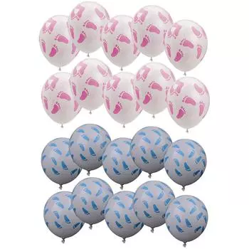 10 шт. латексные шары для ног на день рождения, свадьбу, украшение для детского душа blue