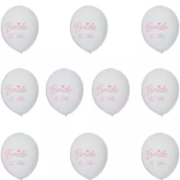 10 шт. латексных шаров, красивое украшение для девичника, невеста, которая будет