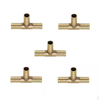10 шт. латунный тройник столярного типа, соединитель топливного шланга, газ 10 мм 8 мм