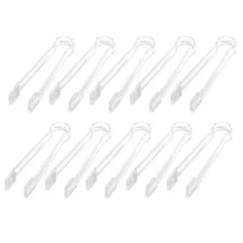 10 шт ледяной зажим пластиковые щипцы для сервировки шведского стола прозрачные кухонные щипцы мини-посуда для