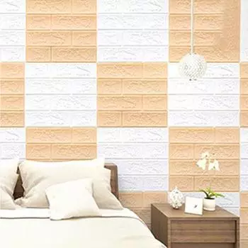 10 шт. легкая настенная роспись экологически чистая шикарная устойчивая к царапинам 3D наклейка на кирпичную плитку чёрный