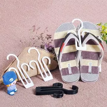 10 шт. легкие крючки для сушки обуви черно-белая стойка для обуви портативная стойка для обуви для розничной торговли чёрный