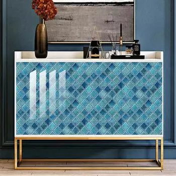 10 шт. легкие настенные наклейки пыленепроницаемые полезные художественные наклейки на плитку с защитой от царапин 10cm