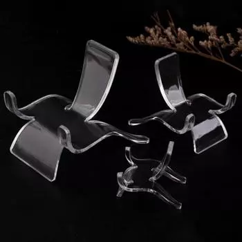 10 шт., легкие, прочные, экономящие место, демонстрационные хрустальные геоды, мольберт, держатель, опорная база, подставки для дисплеев S