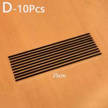 10 шт., летучие духи, натуральный тростник, черные палочки из ротанга для ароматического масла, диффузор, украшение для дома 25cm