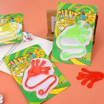 10 шт. липкая игрушка для снятия стресса и беспокойства портативная мягкая растягивающаяся красочная игрушка для ладони для детей и взрослых сувениры для вечеринок на Хэллоуин Рождество мешок подарков наполнитель 10 pcs