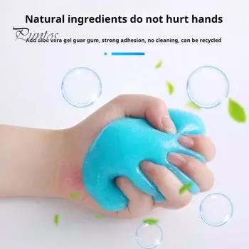 10 шт. липкий гель для чистки автомобиля, многоразовый очиститель для автомобильных щелей, липкий гель для чистки автомобильных вентиляционных отверстий, клавиатур A