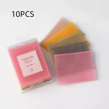 10 шт. Liu Hai Tie женские черные наклейки для волос, волшебные наклейки для волос, наклейка для волос, сломанные наклейки для волос, головной убор