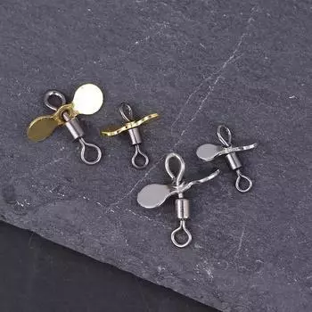 10 шт., лопасть для спиннербейта, рыболовный винт, лопасть для приманки, рыболовные аксессуары для рыбалки S золотой