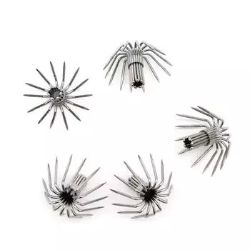 10 шт./лот 12 игл крючок для креветок однослойный рыболовный крючок кальмар зонтик крючок для рыбалки на лодке 2