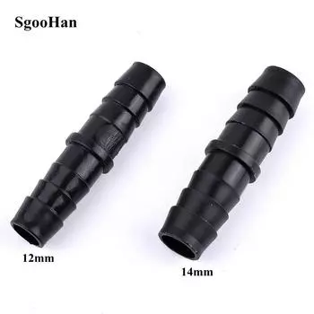 10 шт./лот 12 мм 14 мм пагода прямые соединители аквариумный шланговый соединитель воздушный насос штуцерные соединения равного диаметра садовый шланговый соединитель для полива 12mm (10 Pieces)