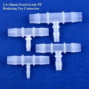 10 шт./лот 1,6~20 мм пищевой полипропиленовый переходной тройник-соединитель адаптер для аквариума фитинги для воздушного насоса соединения для поливочного шланга пагода редуктор 3-ходовое соединение 2.4-1.6-2.4mm (10 Pieces)