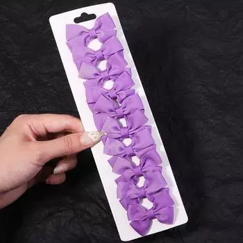 10 шт./лот 1,9 Мини Однотонные Банты Заколки для волос для Милых Девочек Бутиковые Банты Заколки Аксессуары для волос