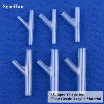 10 шт./лот 3,9~7,9 мм акриловые боковые Y-образные тройники, пищевые ПММА, плоский Y-образный тройник, адаптер для аквариума, равнодиаметральный редуктор, 3-ходовые шланговые соединения 3.9mm (10 Pieces)