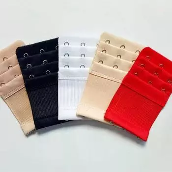 10 шт./лот, 3-рядный удлинитель для бюстгальтера, 3 застежки для бюстгальтера, удлинитель для ремня, мягкие удлинители для бюстгальтера, женский пояс для нижнего белья бежевый