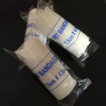 10 шт./лот 7,5 см х 4,5 м эластичный бинт медицинский вспомогательный марлевый бинты для оказания первой помощи 7.5cm * 4.5m