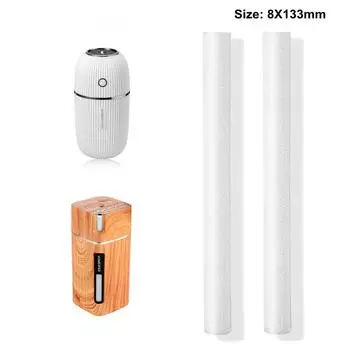 10 шт./лот 8*133 мм увлажнители фильтры ватный тампон для USB ультразвуковой увлажнитель воздуха диффузор аромата запасные части можно разрезать