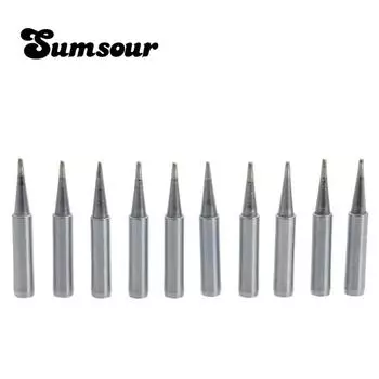 10 шт./лот, бессвинцовое паяльное жало, замена 900M-TB для HAKKO 936, паяльная станция, паяльная станция SMD, ремонт сварки