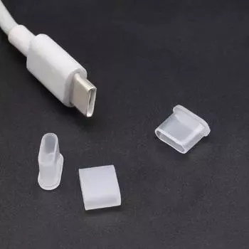 10 шт./лот, чехол для кабеля USB Type-c, пылезащитная заглушка для крышки, аксессуары для мобильных телефонов