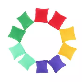 10 шт./лот детские игрушки для метания мешочков с песком классические детские игрушки для спорта на открытом воздухе