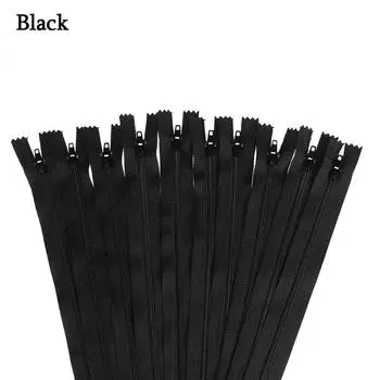 10 шт./лот DIY Аксессуары Брюки Одежда Рукоделие Шитье Портной Нейлоновые Молнии чёрный