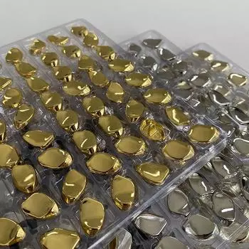 10 шт./лот гладкие металлические пуговицы 15 мм красивое покрытие металл нестандартная ножка пуговицы одежда аксессуары 15mm