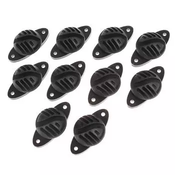 10 шт./лот кольцо крюк винт электрический забор пластиковый изолятор алюминиевый сплав