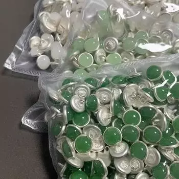 10 шт./лот Красивые пуговицы с драгоценными камнями, блестящие, 10 мм, круглые, маленькие, на ножке, блузки, юбки, швейные аксессуары 10mm