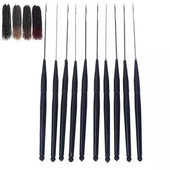 10 шт./лот крючковые иглы для вязания крючком для Hairbest иглы парики аксессуары