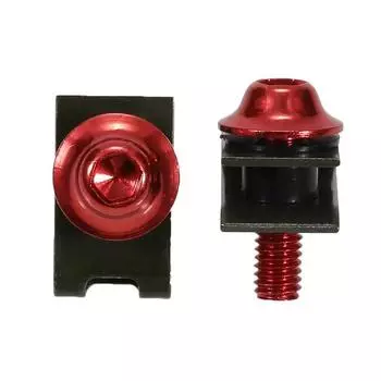 10 шт./лот M5 5 мм автомобиль мотоцикл обтекатель болты крепежные зажимы авто корпус винт алюминиевые болты крепежные зажимы винт пружинные гайки 10pcs 5 X 5mm