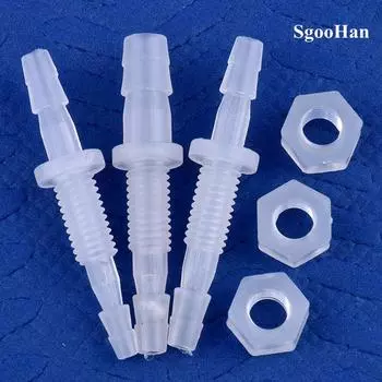 10 шт./лот M6~M16 соединительная головка 3~12 мм прямые соединители для аквариума адаптер для шланга воздушного насоса быстроразъемное соединение для полива сада 3-M6-4mm (10 Pieces)