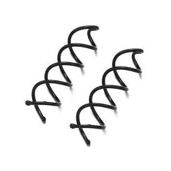 10 шт./Лот Металлическая спиральная заколка для волос, шпилька, клипса для закручивания, палочка для DIY, твист-заколка, прическа, женские, для девочек, украшения, заколка для волос, головной убор, аксессуары