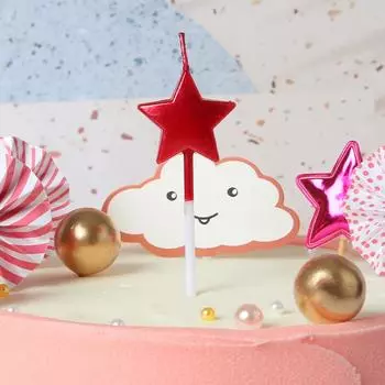 10 шт./лот милые однотонные мини-свечи в форме звезд для детей и взрослых, украшения для торта на день рождения, принадлежности для кексов