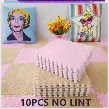 10 шт./лот, мягкий плюшевый детский игровой коврик, игрушки, пенопласт Ева, развивающий коврик для младенцев, коврик-головоломка, блокировочные коврики 30*30*0,6 см, детский коврик