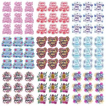 10 шт./лот мультяшные буквы нашивки вышитые нашивки для одежды термоклеящиеся нашивки на одежду нашивки с крючками и петлями для одежды