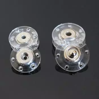 10 шт./лот невидимые прозрачные кнопки из смолы круглые пластиковые кнопки для ремонта кардигана пальто сумки 18 mm прозрачный