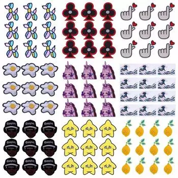 10 шт./лот, оптовая продажа, вышивка, железные нашивки для одежды, нашивки для одежды, куртки, декор, аппликация, принадлежности для шитья