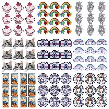 10 шт./лот, оптовая продажа, вышивка, железные нашивки для одежды, нашивки для одежды, куртки, декор, аппликация, принадлежности для шитья